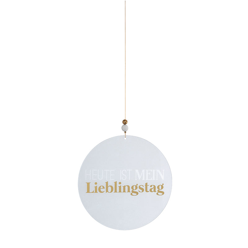 Räder Glaspoesie Heute ist mein Lieblingstag