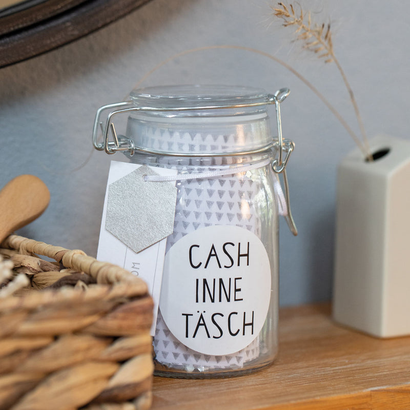 Räder Geschenkglas Cash inne Täsch