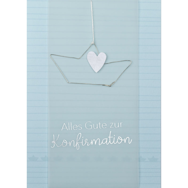 Räder Drahtkarte Alles Gute zur Konfirmation