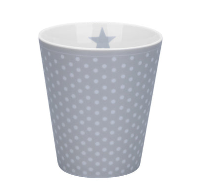 Krasilnikoff Happy Mug Micro Dots Grau