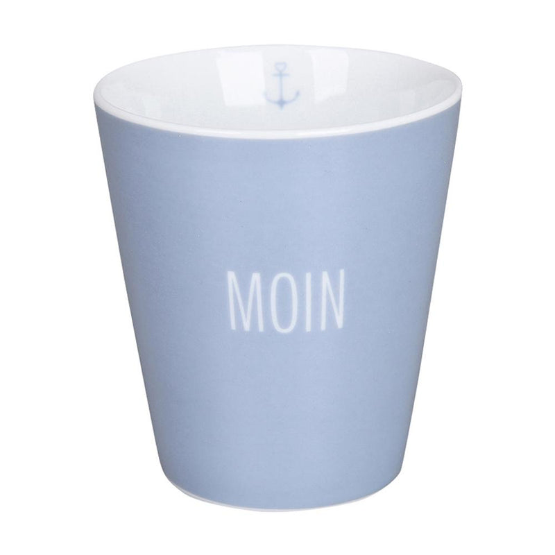 Krasilnikoff Happy Mug Moin Blaugrau