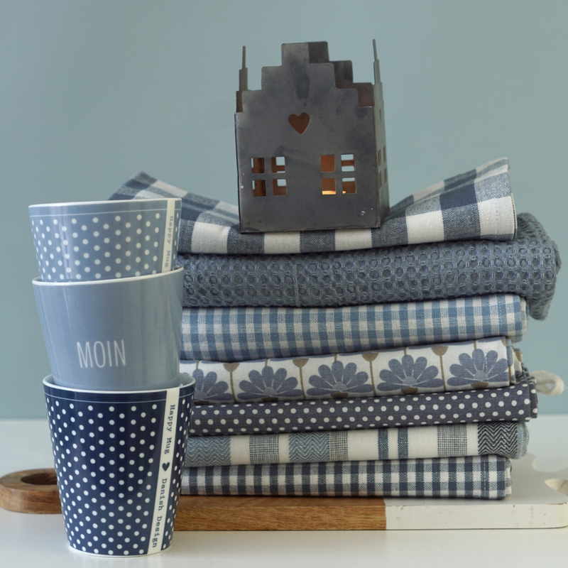 Krasilnikoff Happy Mug Moin Blaugrau