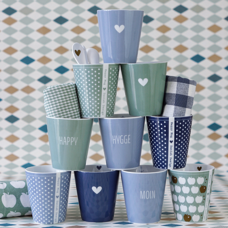 Krasilnikoff Happy Mug Hygge Blaugrau