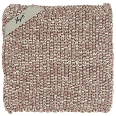 IB Laursen Topflappen Mynte malva Melange gestrickt