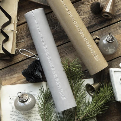 IB Laursen Weihnachtskerze Aschgrau 1 - 24