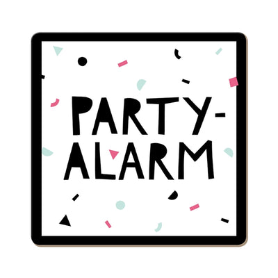 Korkuntersetzer „Party-Alarm“