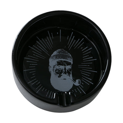 Aschenbecher Seemann schwarz
