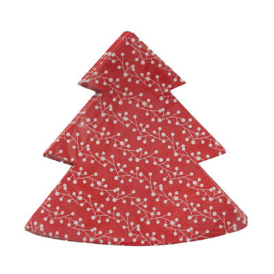 Serviette Alvar Rot Tannenbaum