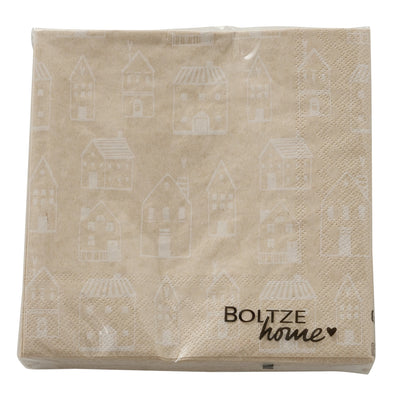 Papierservietten Homestyle beige