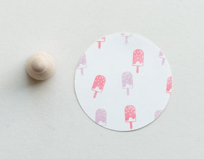 Perlenfischer Stempel „Eis am Stiel“