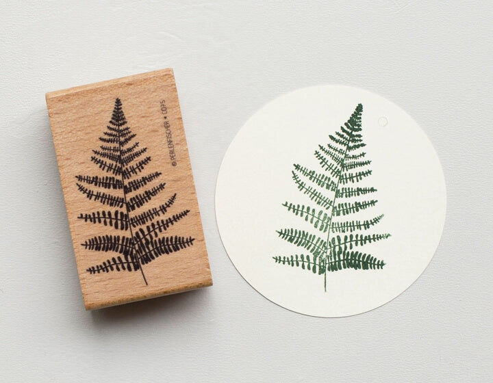 Perlenfischer Stempel „Farnblatt“