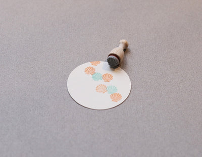 Perlenfischer Stempel „Muschel mini“