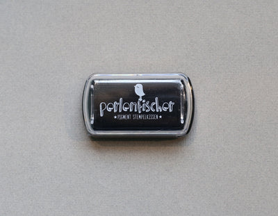 Perlenfischer Stempelkissen mini schwarz