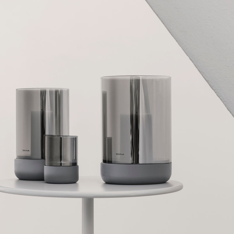 Blomus Windlicht Calma Steel Gray S