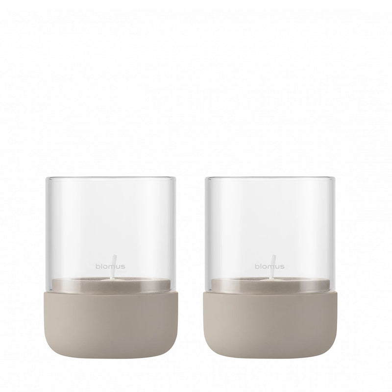 Blomus Windlicht Calma Fungi 2er-Set XS