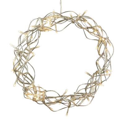 LED - Kranz mit 60 Lichtern