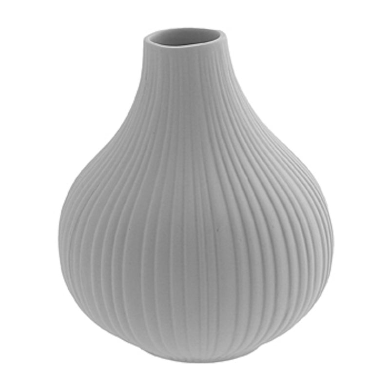 Storefactory EKENÄS Keramik Vase light grey L