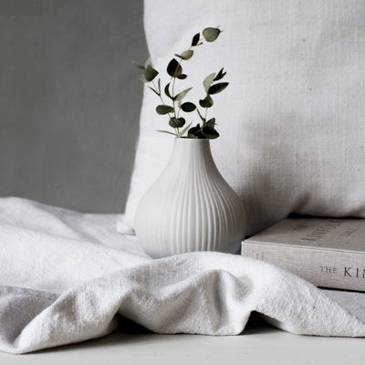 Storefactory EKENÄS Keramik Vase light grey L