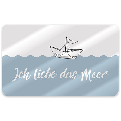 Brettchen Ich liebe das Meer