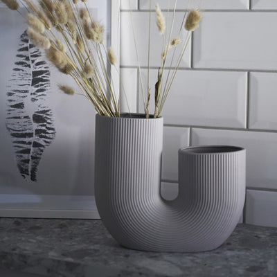 Storefactory STRÅVALLA Vase light grey