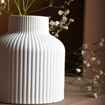 Storefactory LILLHAGEN Vase Keramik white