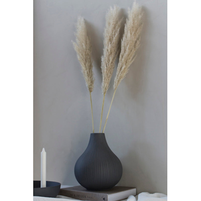 Storefactory EKENÄS Keramik Vase dark grey XL