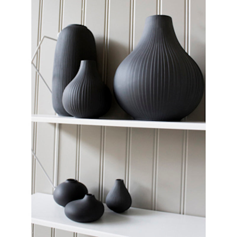 Storefactory EKENÄS Keramik Vase dark grey XL