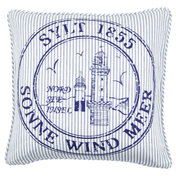 Pad Sylt Kissenhülle blau 45 x 45 cm