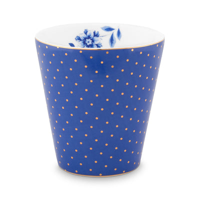 Pip Studio Becher Royal Dots blau
