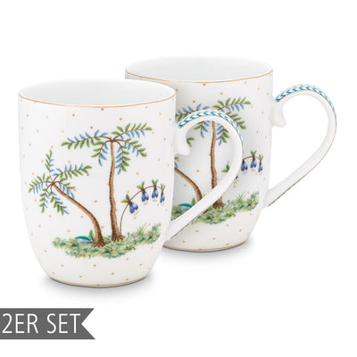 Pip Studio Tasse Jolie Dots  2er-Set weiß klein