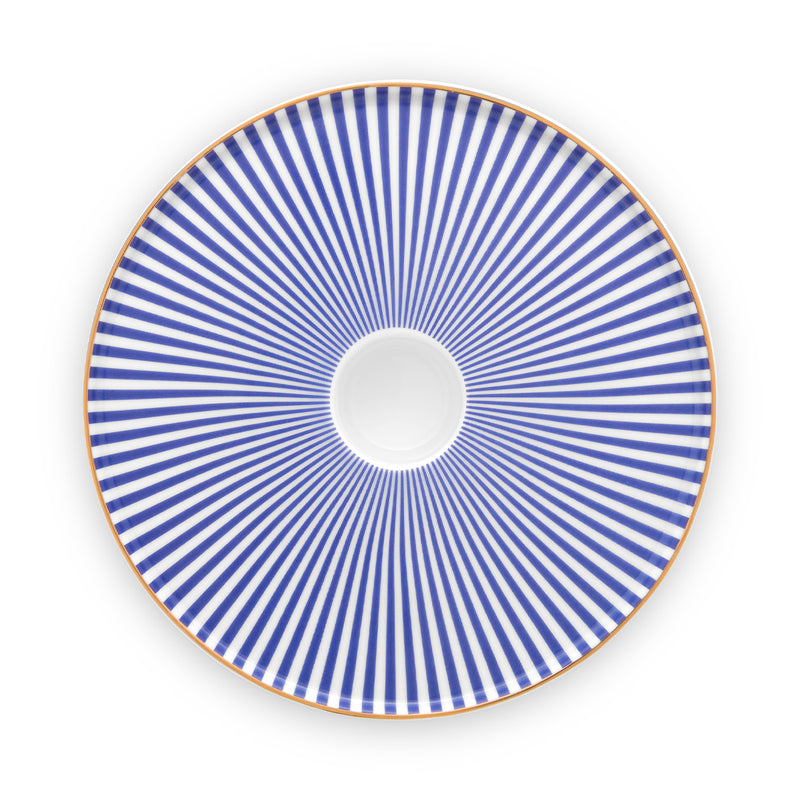 Pip Studio Kerzenhalter Royal Stripes blau