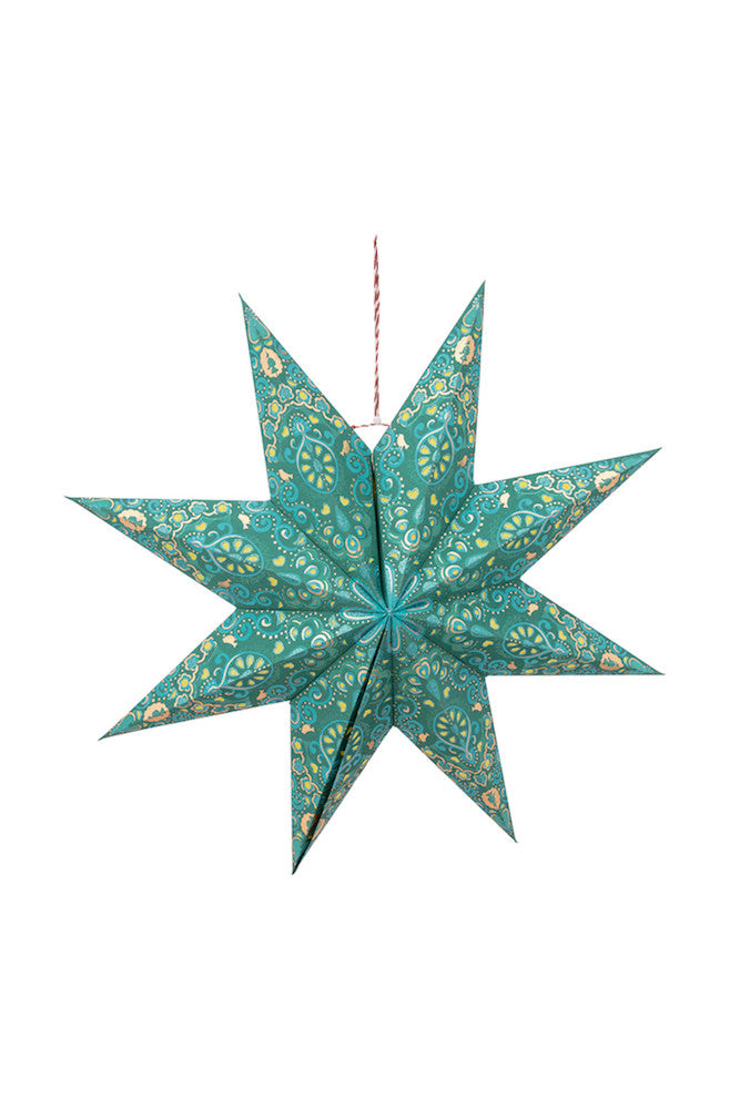Pip Studio Weihnachtsstern grün mit Druck aus Papier