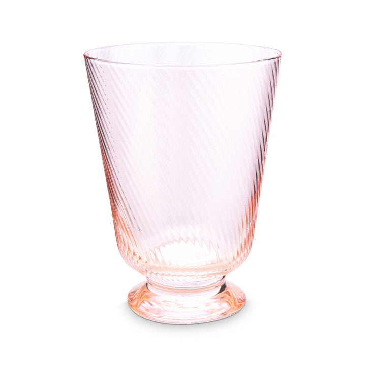 Pip Studio Wasserglas Twisted rosa