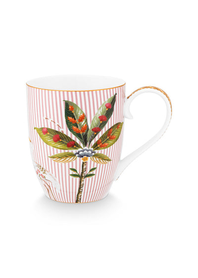 Pip Studio Tasse La Majorelle Vögel rosa XL