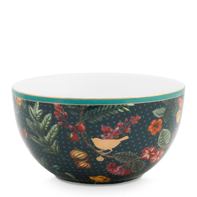 Pip Studio Schale Winter Wonderland dunkelblau Mittel