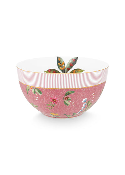 Pip Studio Schale La Majorelle Blüten rosa XL