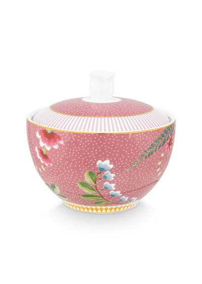 Pip Studio Zuckerdose La Majorelle Blüten rosa