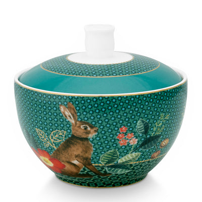 Pip Studio Zuckerdose Winter Wonderland Grün