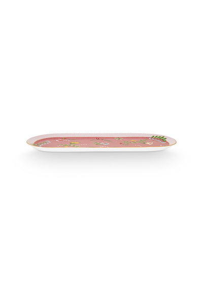 Pip Studio Kuchenplatte La Majorelle Blüten rosa