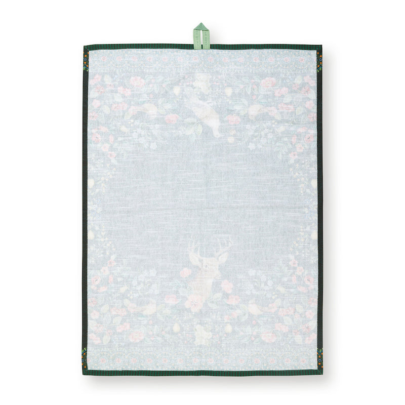 Pip Studio Geschirrhandtuch Winter Wonderland Dunkelblau
