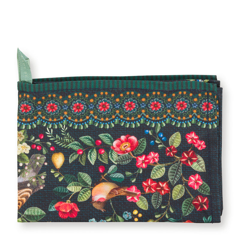 Pip Studio Geschirrhandtuch Winter Wonderland Dunkelblau