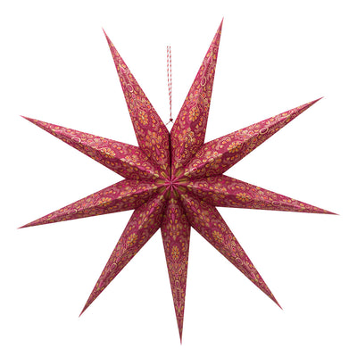 Pip Studio Weihnachtsstern Papier rot 110 cm