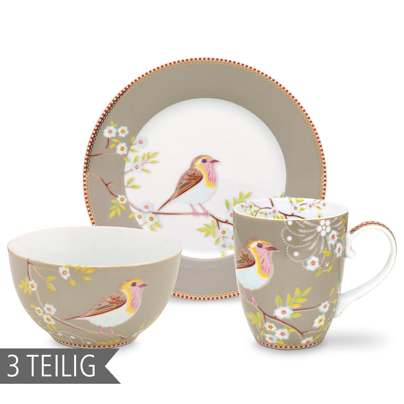 Frühstücksset Early Bird 3tlg. khaki