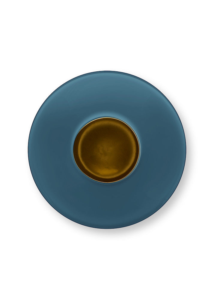 Pip Studio Vase Metall blau 32 cm