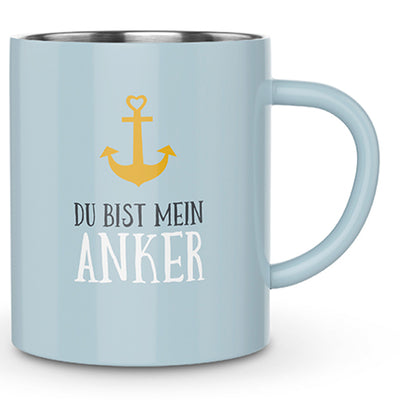 Thermobecher Du bist mein Anker