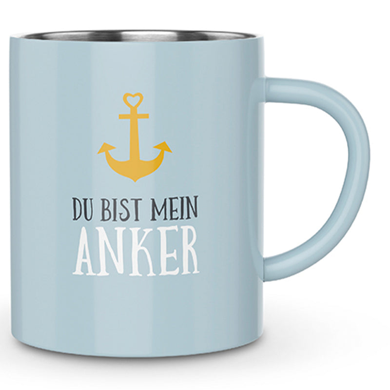 Thermobecher Du bist mein Anker