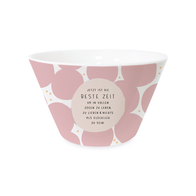 Müslischale Beste Zeit rosa