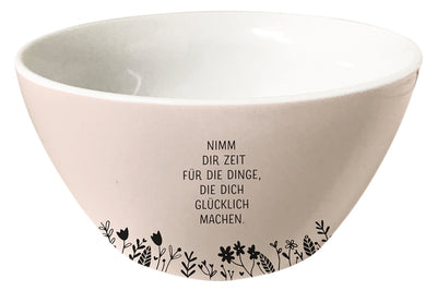Gute Laune Müslischale Nimm Dir Zeit