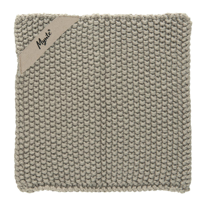 IB Laursen Topflappen Mynte Sandfarben Gestrickt