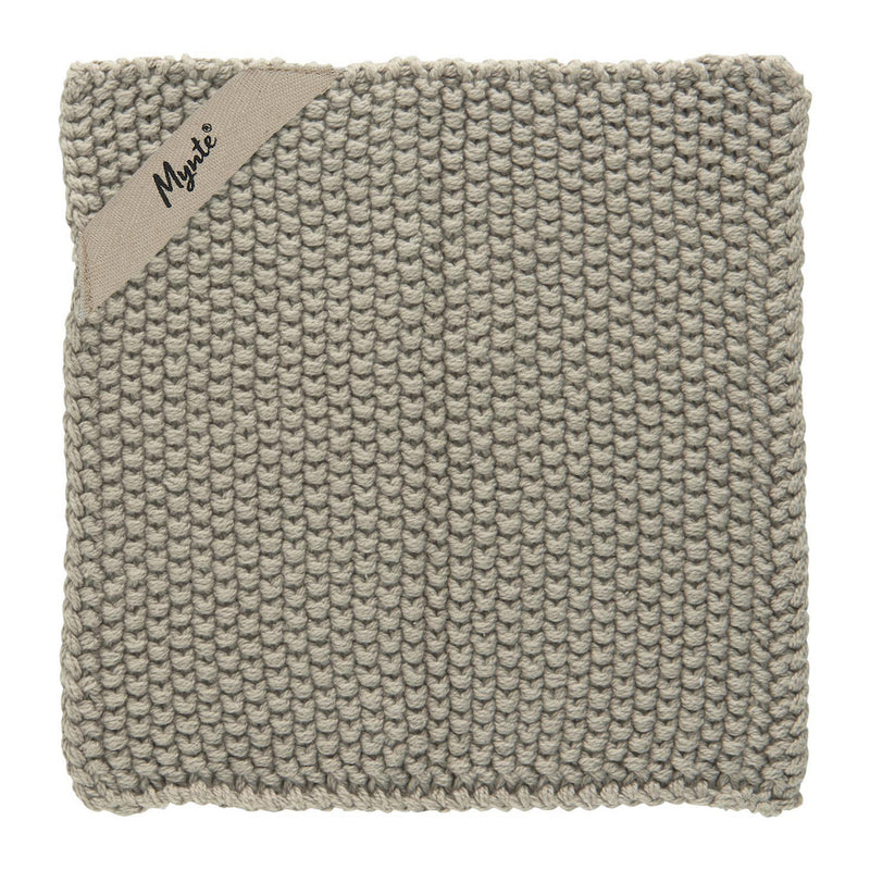 IB Laursen Topflappen Mynte Sandfarben Gestrickt